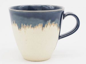 Grossy Pottery Mug Cup Turkish Blue 艶釉の器マグカップインディゴ