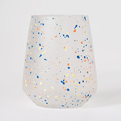 CHIPS GLASS SPLASH CG002bw Black-White