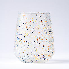 CHIPS GLASS SPLASH CG002bw Black-White